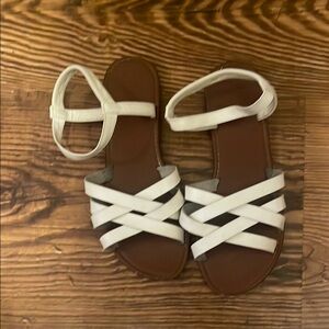 Women's White Strappy Sandals